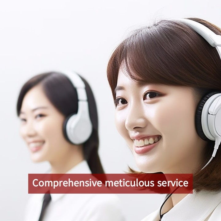 Comprehensive and meticulous service Comprehensive and meticulous service